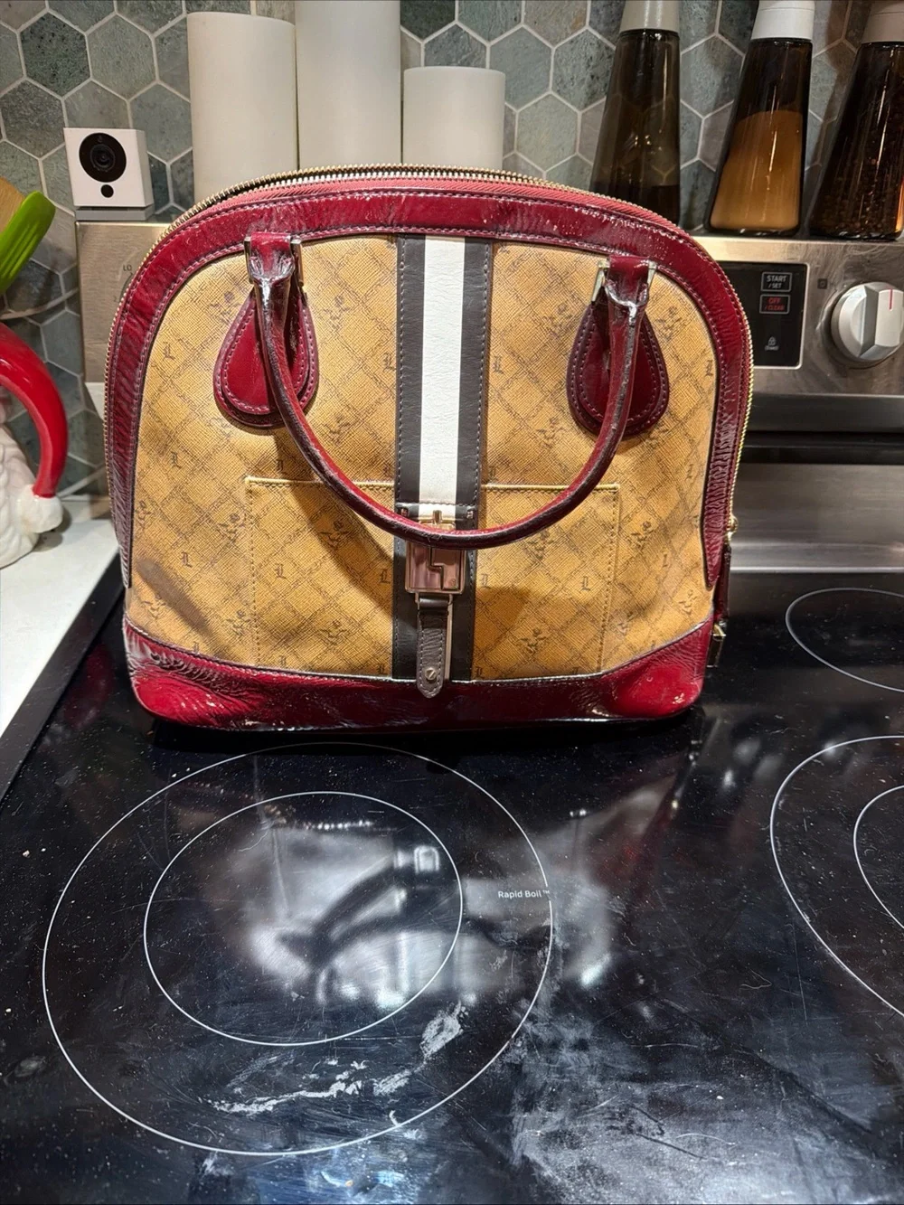 L.A.M.B. Montego bowler bag